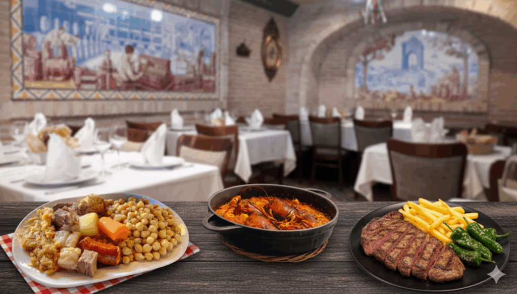 Sitios para Tapas o comer por el Retiro de madrid. Cocina española