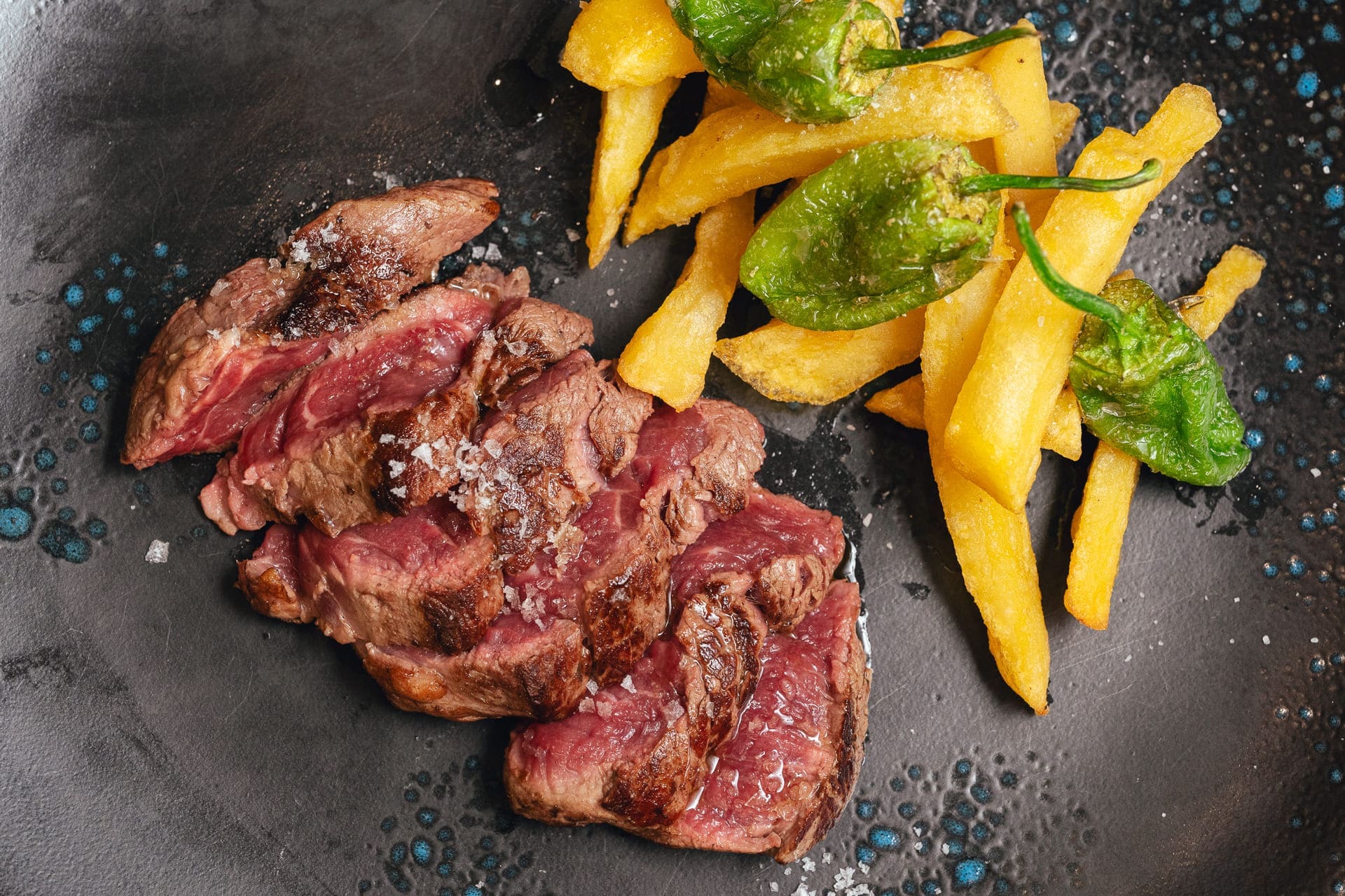 Solomillo de vaca a la parrilla, Restaurante Cruz Blanca las Murallas